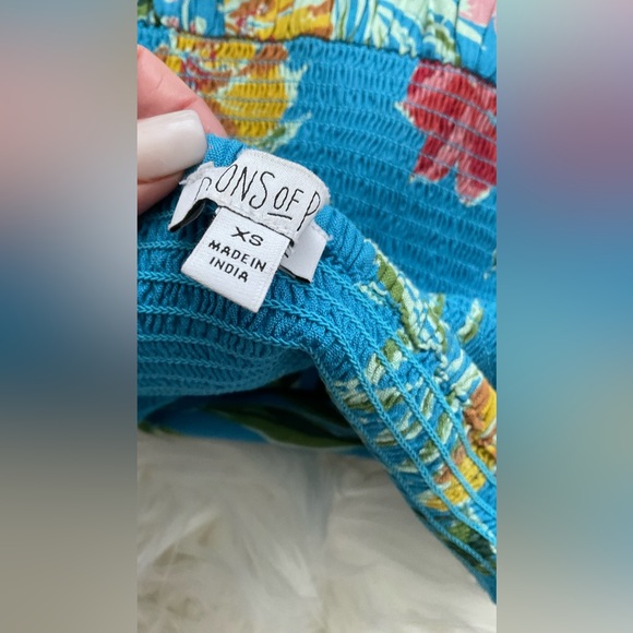 🛑🛑🛑STRAPLESS SMOCKED DRESS - Picture 9 of 10